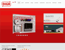 Tablet Screenshot of diga.biz.pl